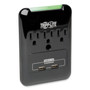 Tripp Lite by Eaton Protect It! Surge Protector, 3 AC Outlets/2 USB Ports, 540 J, Black View Product Image