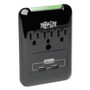 Tripp Lite by Eaton Protect It! Surge Protector, 3 AC Outlets/2 USB Ports, 540 J, Black View Product Image
