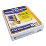 C-Line Binder Pocket With Write-On Index Tabs, 9.88 x 11.38, Assorted, 5/Set View Product Image