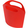 Deflecto Antimicrobial Kids Mini Tote - External Dimensions: 8" Width x 5.4" Depth x 2" Height - Plastic - Red - For Art Supplies, Crayon Product Image 