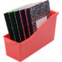 Antimicrobial Book Bin, 14.2 x 5.34 x 7.35, Red (DEF39508RED) View Product Image