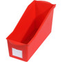 deflecto Antimicrobial Book Bin, 14.2 x 5.34 x 7.35, Red View Product Image