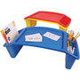 deflecto Antimicrobial Lap Desk, Rectangular, 23.35w x 12d x 8.53h, Red View Product Image