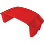 deflecto Antimicrobial Lap Desk, Rectangular, 23.35w x 12d x 8.53h, Red View Product Image