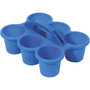 deflecto Little Artist Antimicrobial Six-Cup Caddy, Blue View Product Image