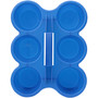 Deflecto Antimicrobial Kids 6 Cup Caddy (DEF39509BLU) View Product Image