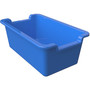 Antimicrobial Rectangle Storage Bin, Blue (DEF39510BLU) View Product Image
