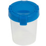 Antimicrobial No Spill Paint Cup, 3.46 w x 3.93 h, Blue (DEF39515BLU) View Product Image