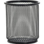 Lorell Black Mesh/Wire Pencil Cup Holder (LLR84149BX) View Product Image