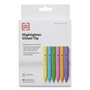TRU RED Tank Style Chisel Tip Highlighter, Assorted Ink Colors, Chisel Tip, Assorted Barrel Colors, 12/Pack View Product Image