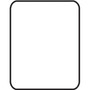 AbilityOne 7220001516518, SKILCRAFT PVC Chair Mat, Low-to-Medium Pile Carpet, 60 x 60, Clear View Product Image