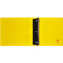 Avery UltraDuty Safety Data Sheet Binders with Chain, 3 Rings, 2" Capacity, 11 x 8.5, Yellow/Red View Product Image