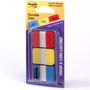 Post-it Tabs 1" Plain Solid Color Tabs, 1/5-Cut, Assorted Primary Colors, 1" Wide, 66/Pack (MMM686RYB) View Product Image