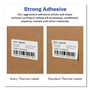 Avery Thermal Printer Labels, Thermal Printers, 1.13 x 3.5, Clear, 120/Roll, 1 Roll/Pack View Product Image