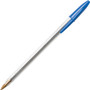 BIC Cristal Ballpoint Stick Pens (BICMSP10BE) View Product Image