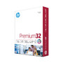 HP Papers Premium32, 100 Bright, 32 lb Bond Weight, 8.5 x 11, Ultra White, 500/Ream View Product Image