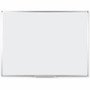 MasterVision Ayda Melamine Dry Erase Board - 48" (4 ft) Width x 36" (3 ft) Height - Melamine Surface - Rectangle - Horizontal/Vertical Product Image 