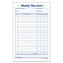 TOPS Weekly Employee Time Cards, One Side, 4.25 x 6.75, 100/Pack (TOP3016) View Product Image
