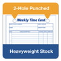 TOPS Weekly Employee Time Cards, One Side, 4.25 x 6.75, 100/Pack (TOP3016) View Product Image