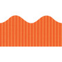 Bordette Decorative Border - Rectangle with Scalloped Trim Shape - Pin-up - Fadeless - 4" Height x 2.25" Width x 600" Length - Orange Product Image 