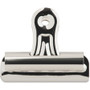 Business Source Bulldog Grip Clips - No. 2 - 2.3" Width - for Paper - Heavy Duty - Silver Product Image 