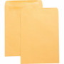 Business Source Press-To-Seal Catalog Envelopes - Catalog - 10" Width x 13" Length - 28 lb - Self-sealing - Brown Kraft Product Image 