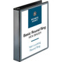 Business Source Round-ring View Binder - 1 1/2" Binder Capacity - Letter - 8 1/2" x 11" Sheet Size - 350 Sheet Capacity - Fastener(s): Round Ring Product Image 