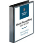 Business Source Round-ring View Binder - 1 1/2" Binder Capacity - Letter - 8 1/2" x 11" Sheet Size - 350 Sheet Capacity - Fastener(s): Round Ring Product Image 