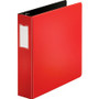 Business Source Slanted D-ring Binders - 2" Binder Capacity - 3 Ring(s) - Fastener(s): D-Ring - Pocket(s): 2, Internal - Chipboard, Polypropylene - (BSN33112) Product Image 