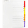 Business Source Table of Content Quick Index Dividers - Printed Tab(s) - Digit - 1-12 - 12 Tab(s)/Set - 8.5" Divider Width x 11" Divider Length - (BSN21903) Product Image 