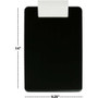 Saunders Antimicrobial Clipboard - 8 1/2" x 11" Sheet Size - Black, White Product Image 