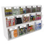 Deflecto Tilt Bin Interlocking Multi-Bin Storage Organizer (DEF20503OP) View Product Image