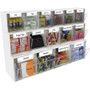 Deflecto Tilt Bin Interlocking Multi-Bin Storage Organizer (DEF20603OP) View Product Image