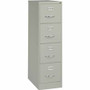 Lorell Fortress Series 25" Commercial-Grade Vertical File Cabinet - 15" Width x 25" Depth x 52" Height - 4 x Drawer(s) for File - Letter - Vertical - Security Lock, Ball-bearing Suspension, Heavy Duty - (LLR60651) Product Image 