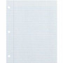 Ecology Recycled Filler Paper - 500 Sheets - College Ruled Front Ruling - 0.28" Ruled - Red Margin - 3 Hole(s) Product Image 