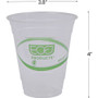 CUP;COLD;PLA;GRNSTRP;12OZ (ECOEPCC12GSA) View Product Image