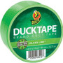 Duck Brand Color Duct Tape - 15 yd Length x 1.88" Width - Neon Green - For Color Coding, Repairing, Packing, Crafting Product Image 