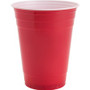 Genuine Joe 16 oz Party Cups - 16 fl oz - Red - Plastic - Party, Cold Drink Product Image 