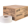 Genuine Joe Jumbo Jr Dispenser Bath Tissue Roll - 2 Ply - 3.30" Width x 1000 ft Length - 8.88" Roll Diameter - White - Fiber Product Image 