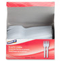 Genuine Joe Heavyweight White Plastic Forks (GJO0010430CT) View Product Image