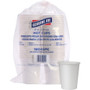 Genuine Joe 8 oz Disposable Hot Cups - 8 fl oz - White - Polyurethane - Hot Drink, Beverage - 50/Pack Product Image 