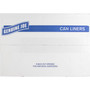 Genuine Joe Linear Low Density Can Liners - Large Size - 45 gal Capacity - 46" Length x 40" Width x 0.60 mil (15 Micron) Thickness - Low Density - Brown, Black Product Image 