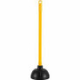 Genuine Joe Value Plus Plunger - 5.75" Cup Diameter - 23" Length - Yellow - (GJO85130) Product Image 