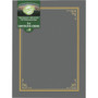 Geographics Letter Certificate Holder - 8 1/2" x 11" - Gray Product Image 