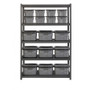 Lorell 3,200 Lb Capacity Riveted Steel Shelving (LLR59703) View Product Image