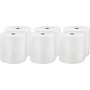 LoCor Hardwound Roll Towels - 1 Ply - 8" Width x 800 ft Length - White - Virgin Fiber Product Image 