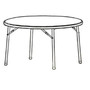 Lorell Banquet Folding Table (LLR60327) View Product Image