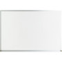 Lorell Economy Dry-erase Board - 36" (3 ft) Width x 24" (2 ft) Height - White Melamine Surface - White Aluminum Frame - Rectangle Product Image 
