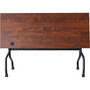 Lorell Cherry Flip Top Training Table (LLR59516) View Product Image