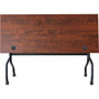 Lorell Cherry Flip Top Training Table (LLR59515) View Product Image